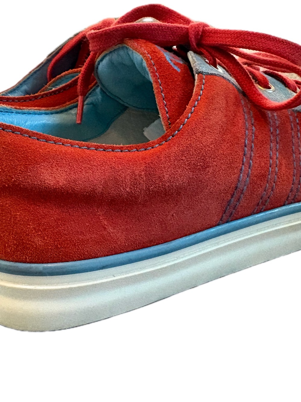 CHANEL Womens Sneakers US Size 8 Suede Leather Low Top Vintage 2002 Sport EUC - Picture 12 of 15